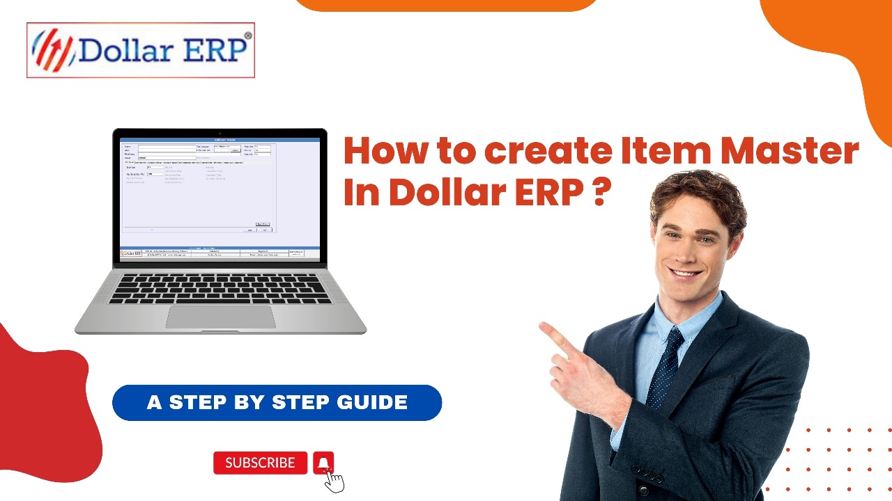 How to Create item master in dollar ERP