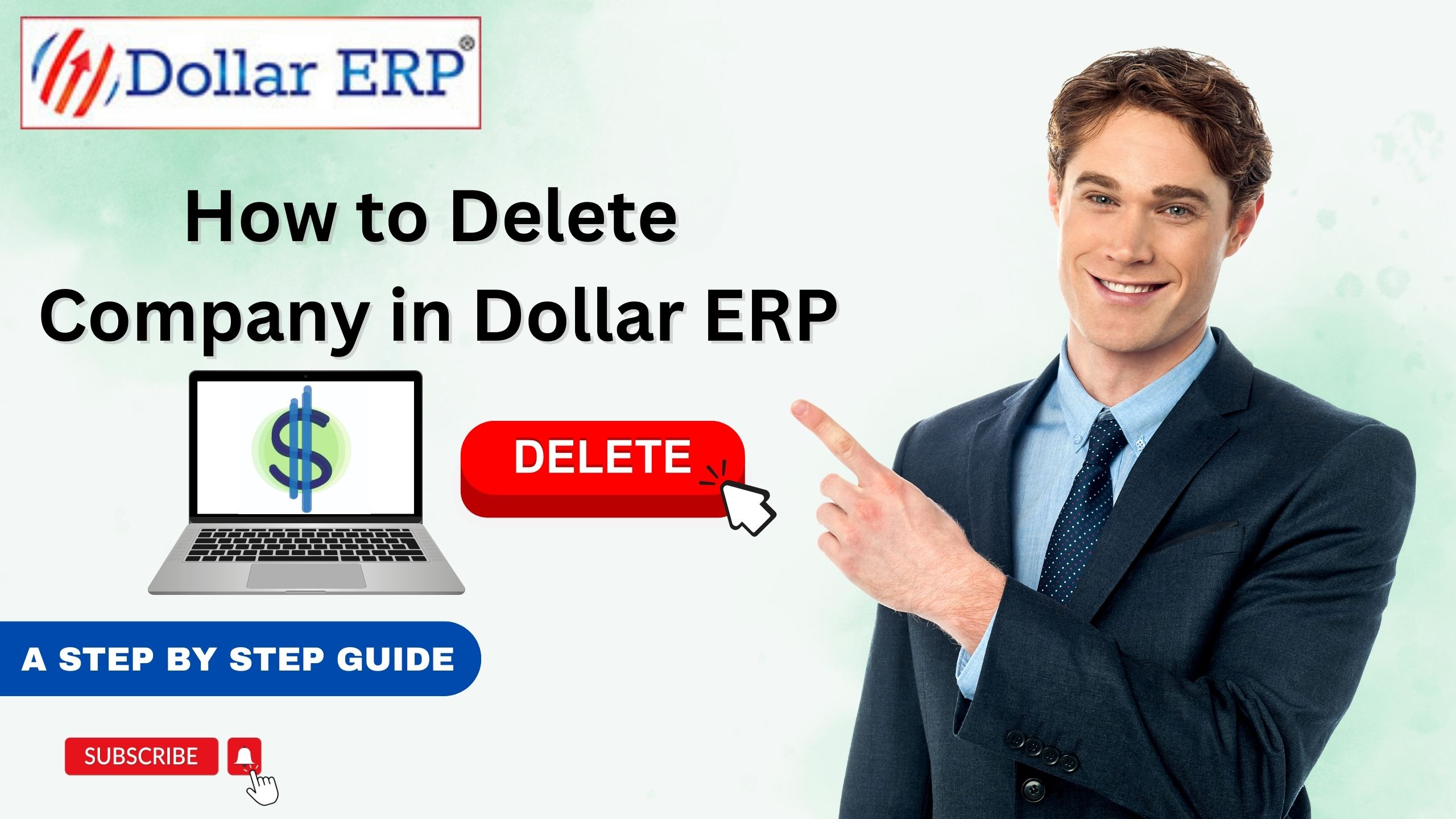 How to Delete Company in dollar erp