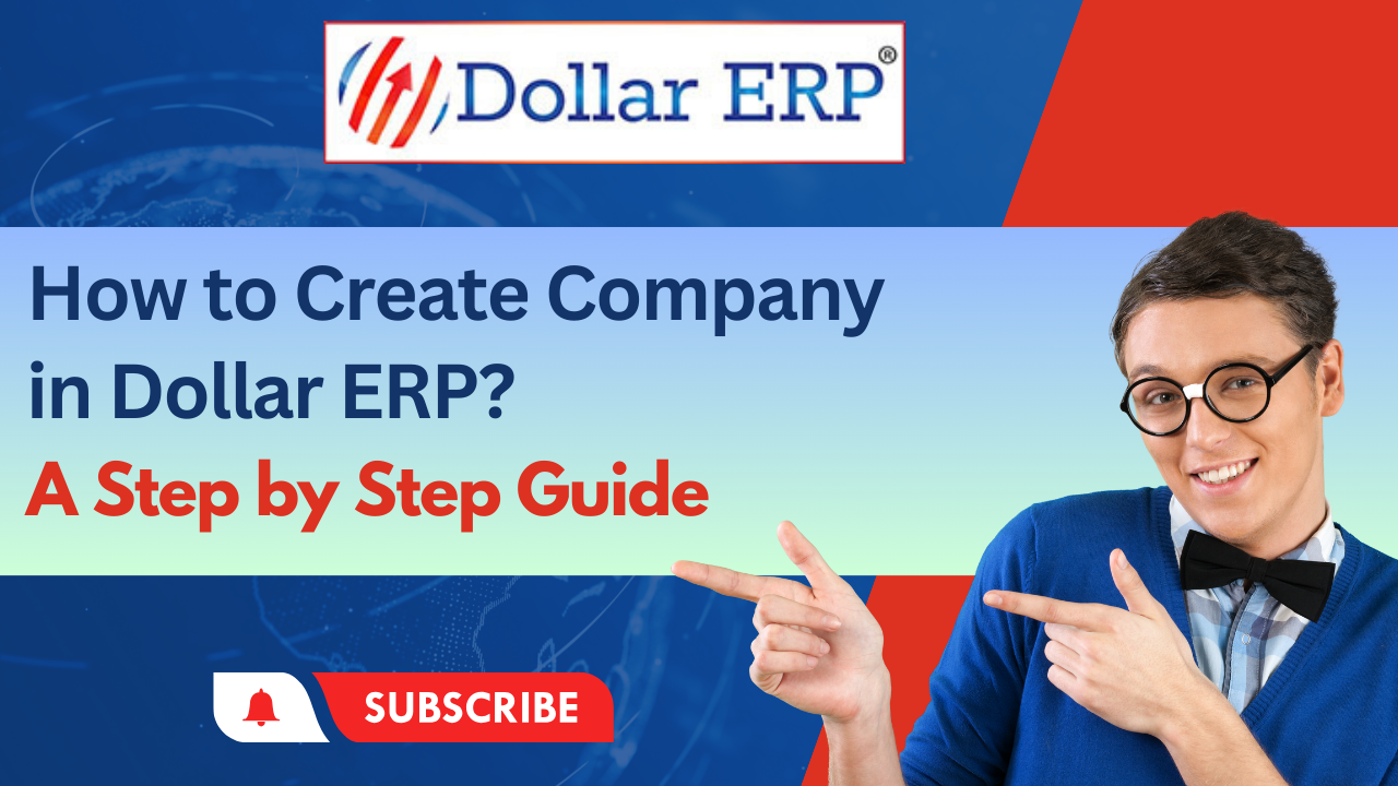 How to create Company in Dollar ERP